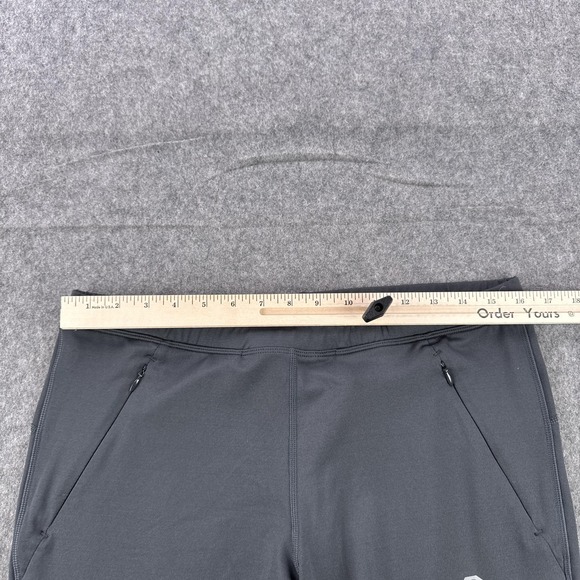 Mountain Hardwear Pants Mens Medium Gray Softshell Track Running Zip Pockets - Picture 6 of 12